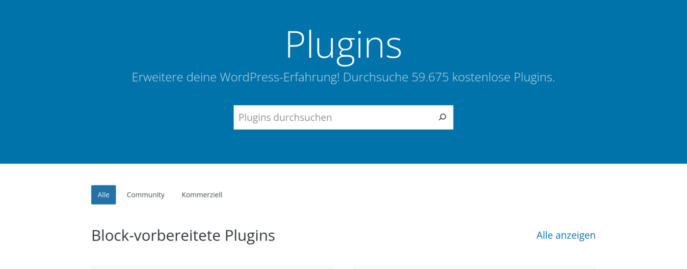 WordPress-Plugin-Verzeichnis